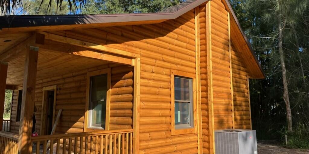 Log cabin NEW install
